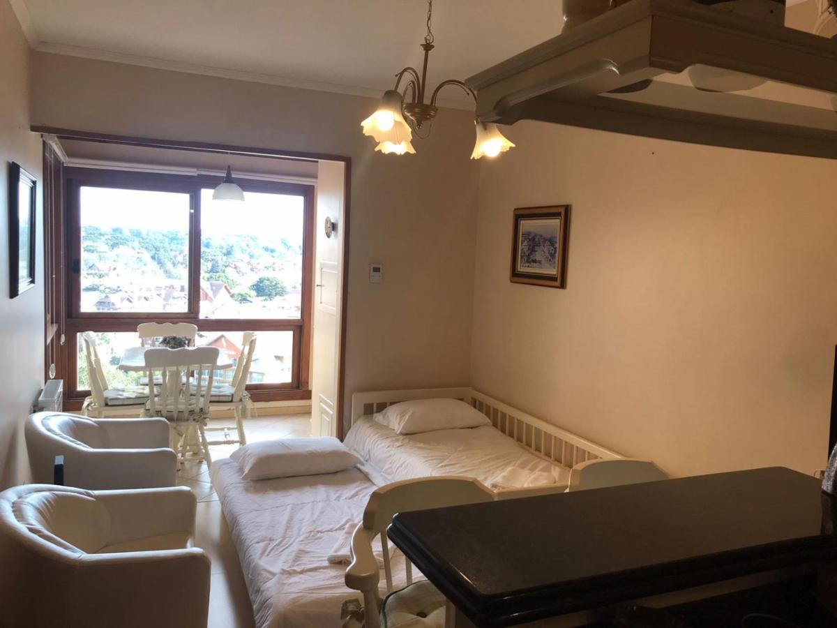 Flat Gramado Centro - Proximo Da Rua Coberta Lägenhet Exteriör bild