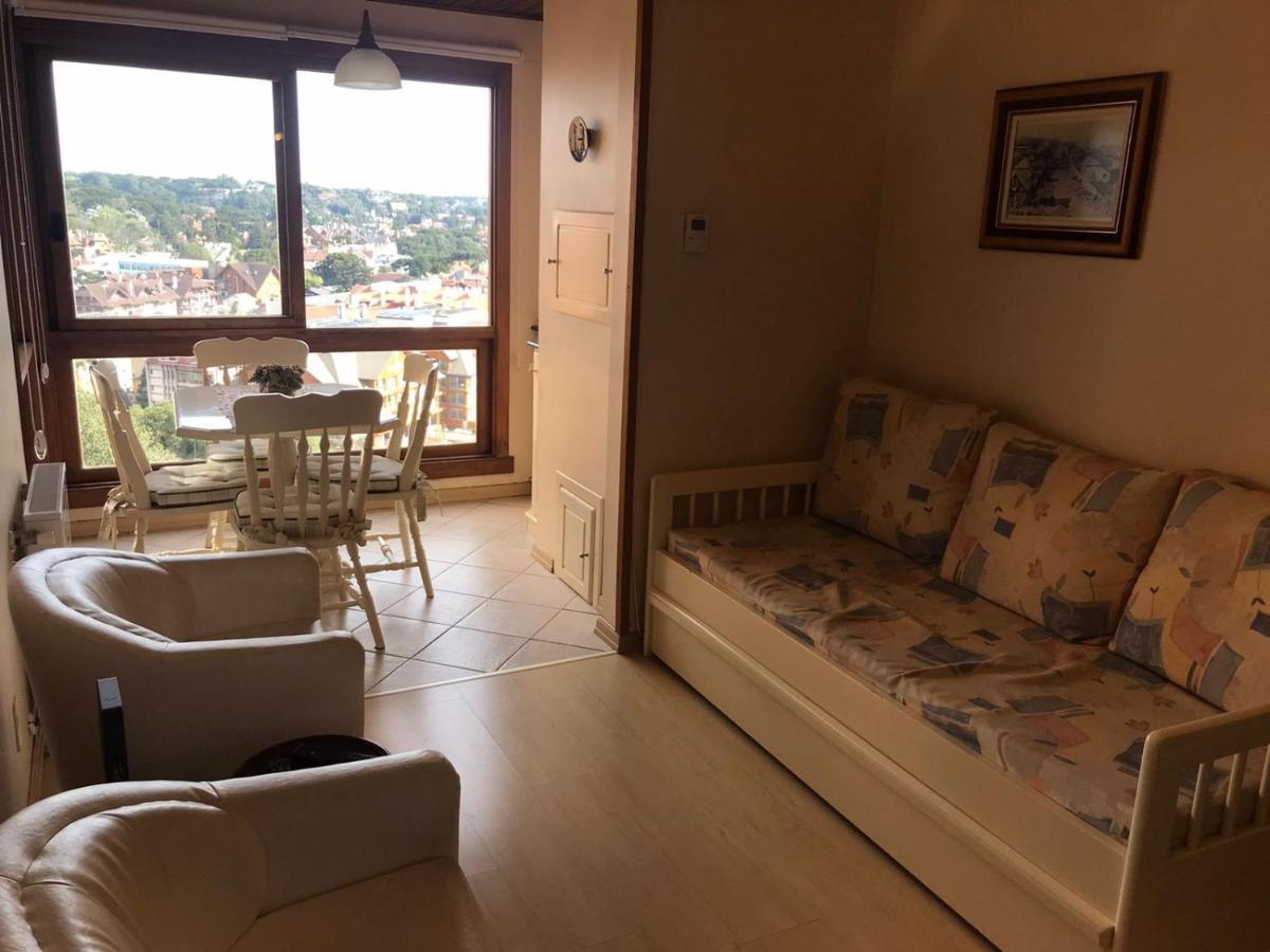 Flat Gramado Centro - Proximo Da Rua Coberta Lägenhet Exteriör bild